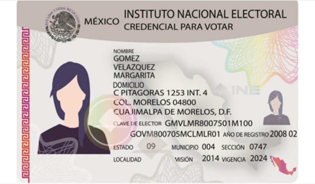 Credencial para votar - Instituto Nacional Electoral